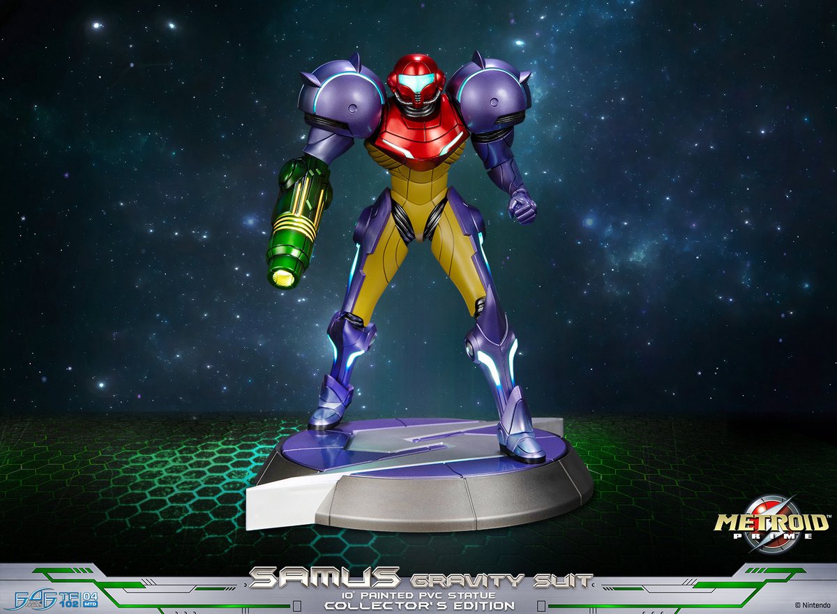 First 4 Figuur Metroid Prime PVC Statue Samus Gravity Suit Collector´s Edition 25 cm Beeld