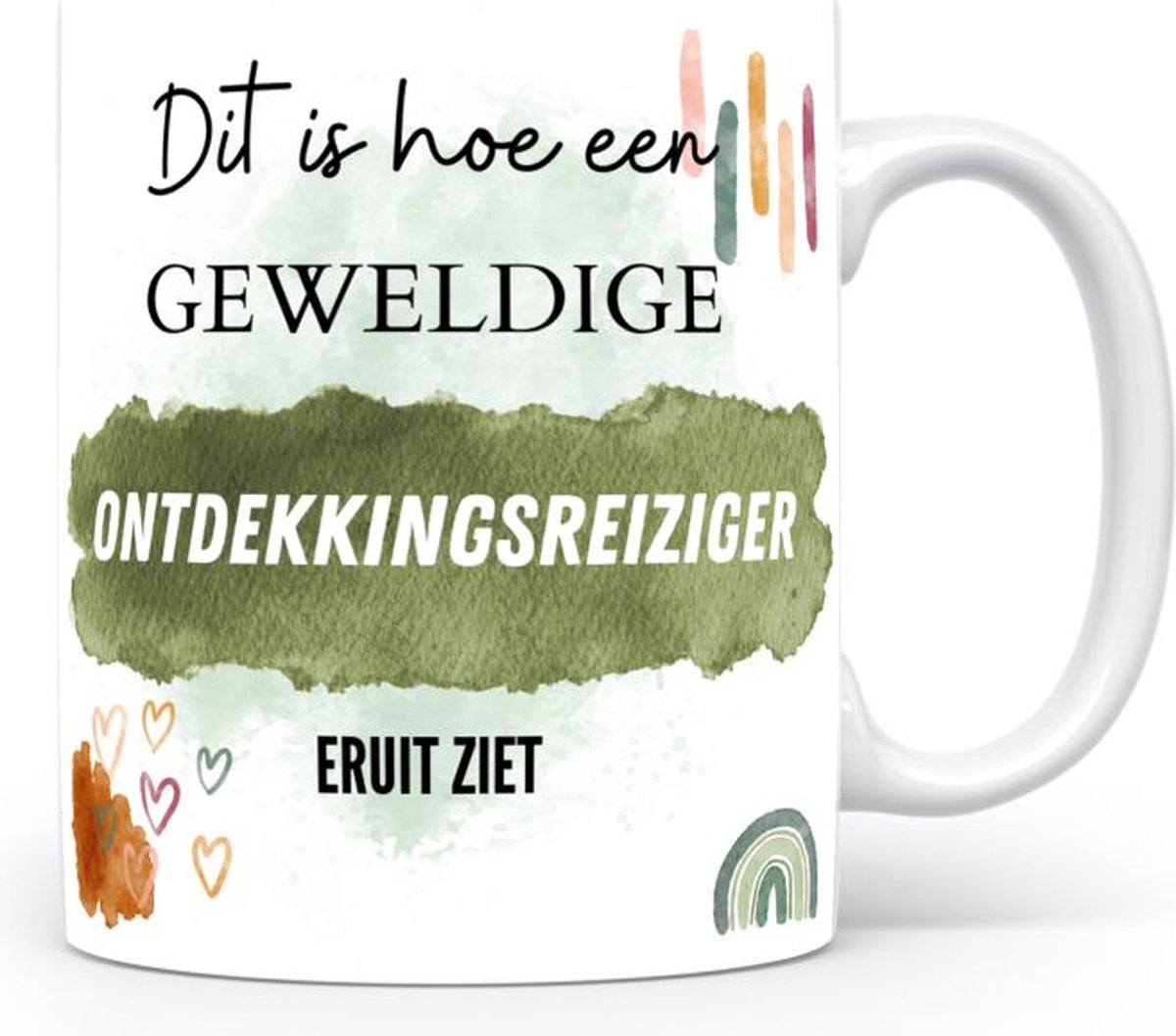 Mok bedrukken met beroep Ontdekkingsreiziger