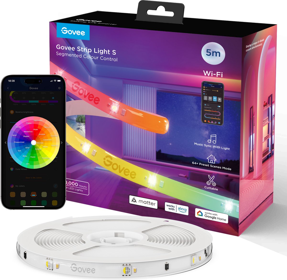 Govee Lightstrip S Segmented Colour Control 5 meter