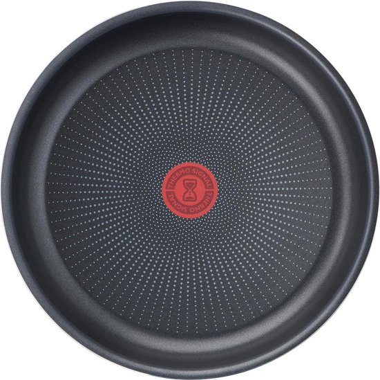 Tefal Ingenio Pan 26 cm, inductie, antiaanbaklaag, stapelbaar, vaatwasmachinebestendig, gemaakt in Frankrijk, Natural Force L3960502, grijs