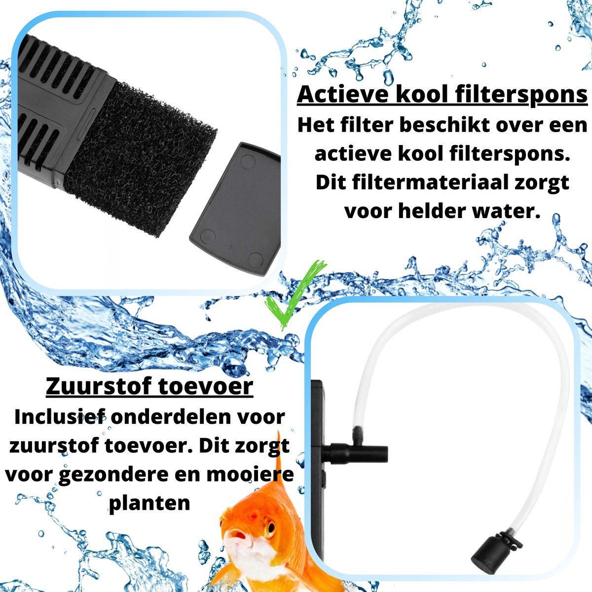 AquaKonings Aquariumfilter 200L/H 0L-50L thumbnail 3