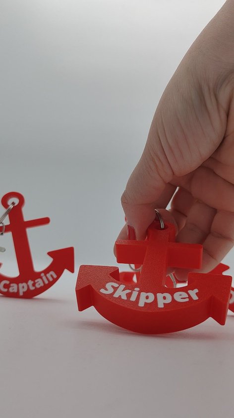 'Skipper' anker sleutelhanger, perfect cadeau voor bootliefhebbers, drijvende sleutelhanger voor sleutels en accessoires
