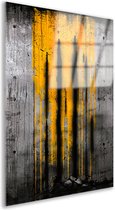 Strepen wanddecoratie - Patroon wanddecoratie - Glas schilderijen Texturen - Muurdecoratie modern - Schilderijen plexiglas - Woonkamer decoratie acrylglas 60x90 cm