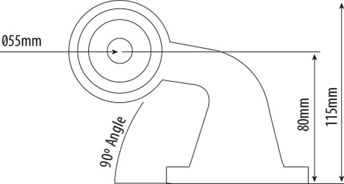 Markeringslamp Led 12-24V Links
