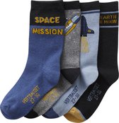 Lot De 5 Paires De Chaussettes Garçon - Modèle « Cool » - Coton Doux - Haute Résistance - Pour Sport Et Quotidien