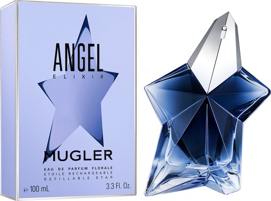 Mugler Angel Elixir Eau de Parfum - Bloemig & Houtachtig Parfum - Navulbaar Parfum - 100ml