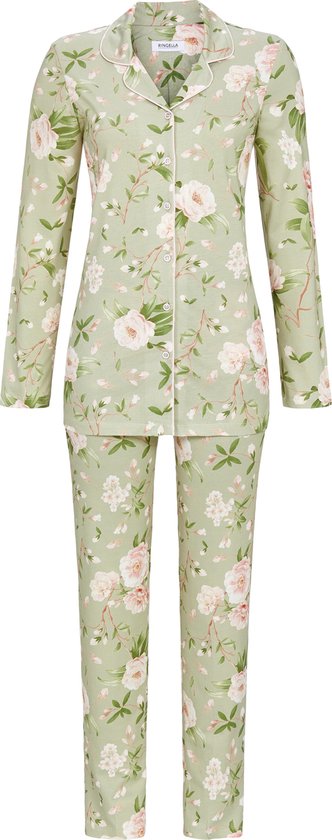 Ringella – Rose Pattern – Pyjama – 4511240 – Green Pepper – Maat 38