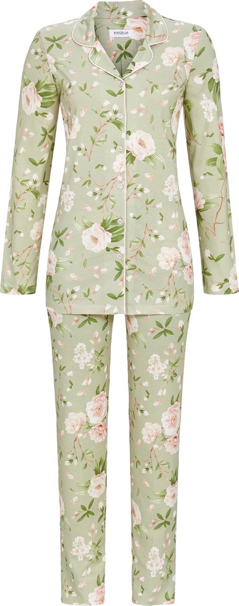 Ringella Rose Pattern – Pyjama – 4511240 – Green Pepper – Groen