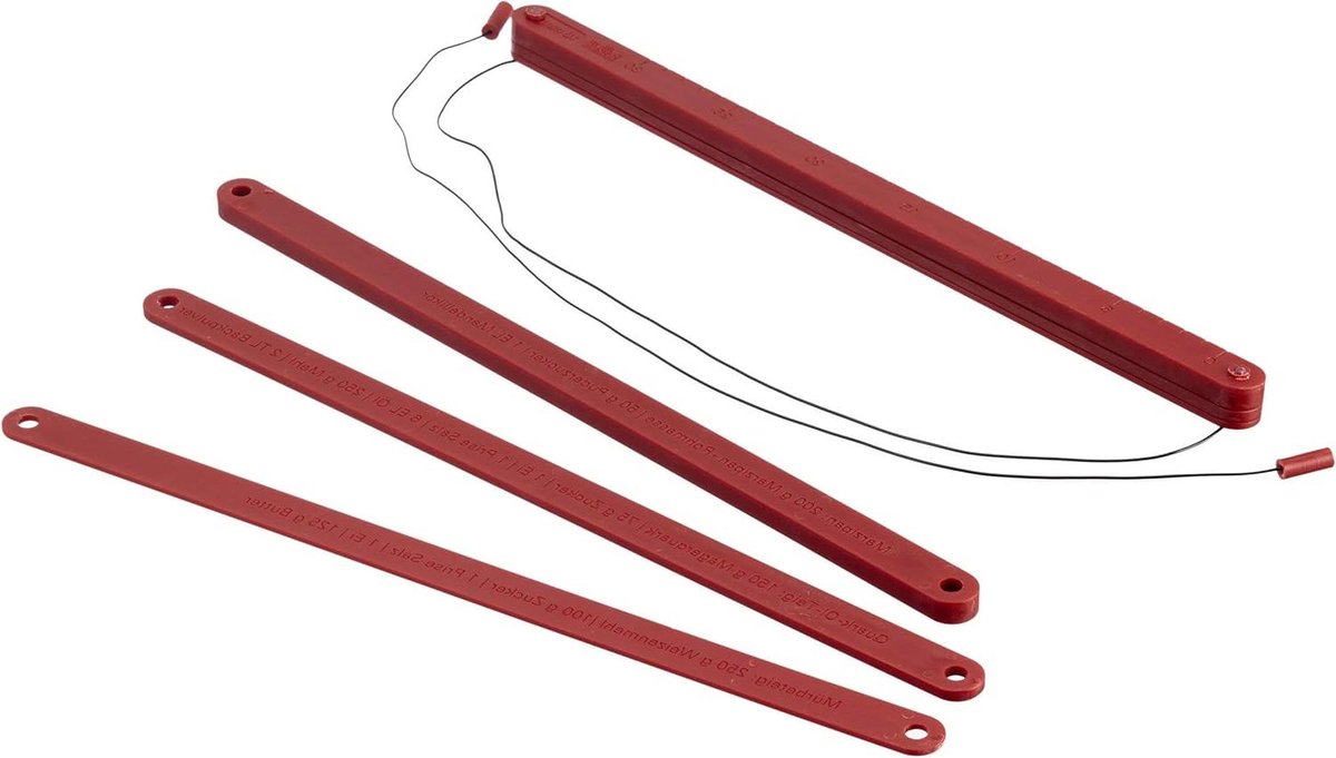Deegstokken - Rood - Dikte 3-5-10 mm - Vers voorraadbeheer