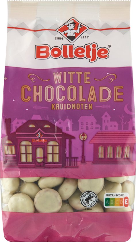 Foto: Bolletje kruidnoten witte chocolade 16x 250 g