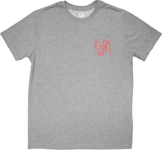 Korn - T-shirt homme Mini Logo Rouge - XL - Grijs
