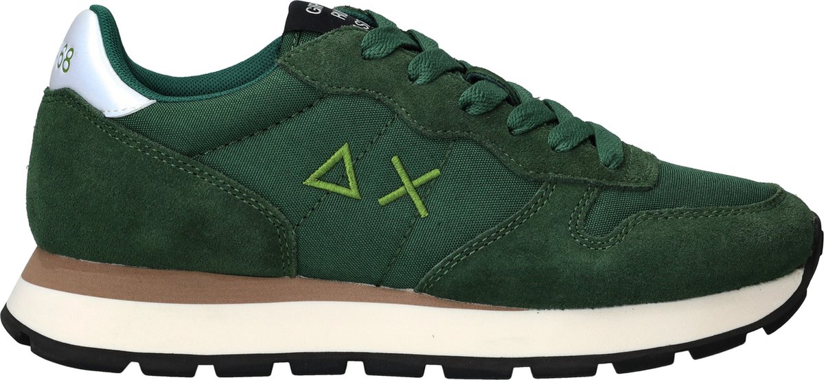 Sun68 Ally Solid Nylon Sneakers - Dames - Groen - Maat 37