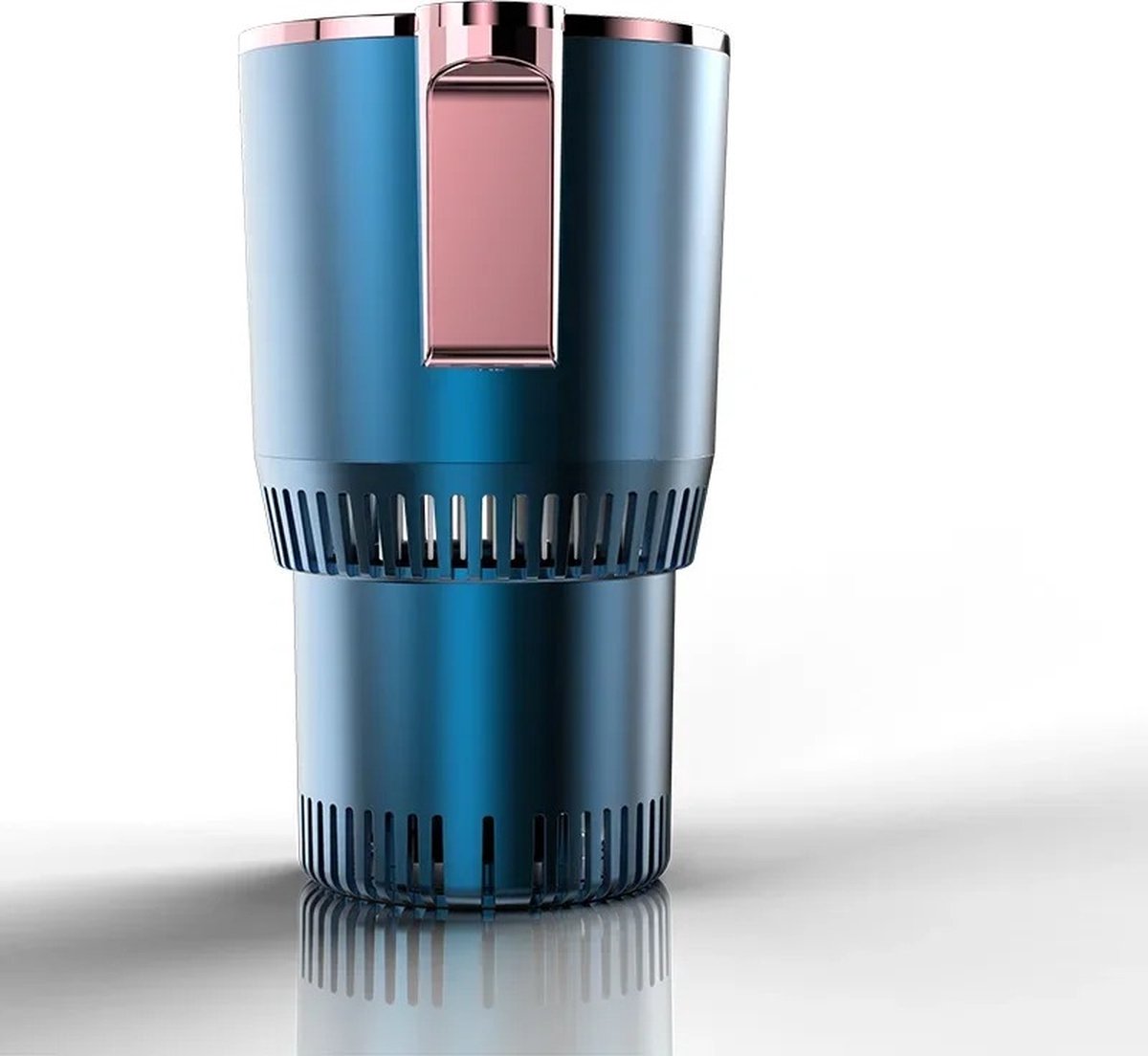 2-In-1 Smart Auto Cup Warmer En Koeler - Elektrische Koffie Warmer - Drank Koeling & Verwarming Mok Met temperatuur Display Voor Auto Reis- Blauw