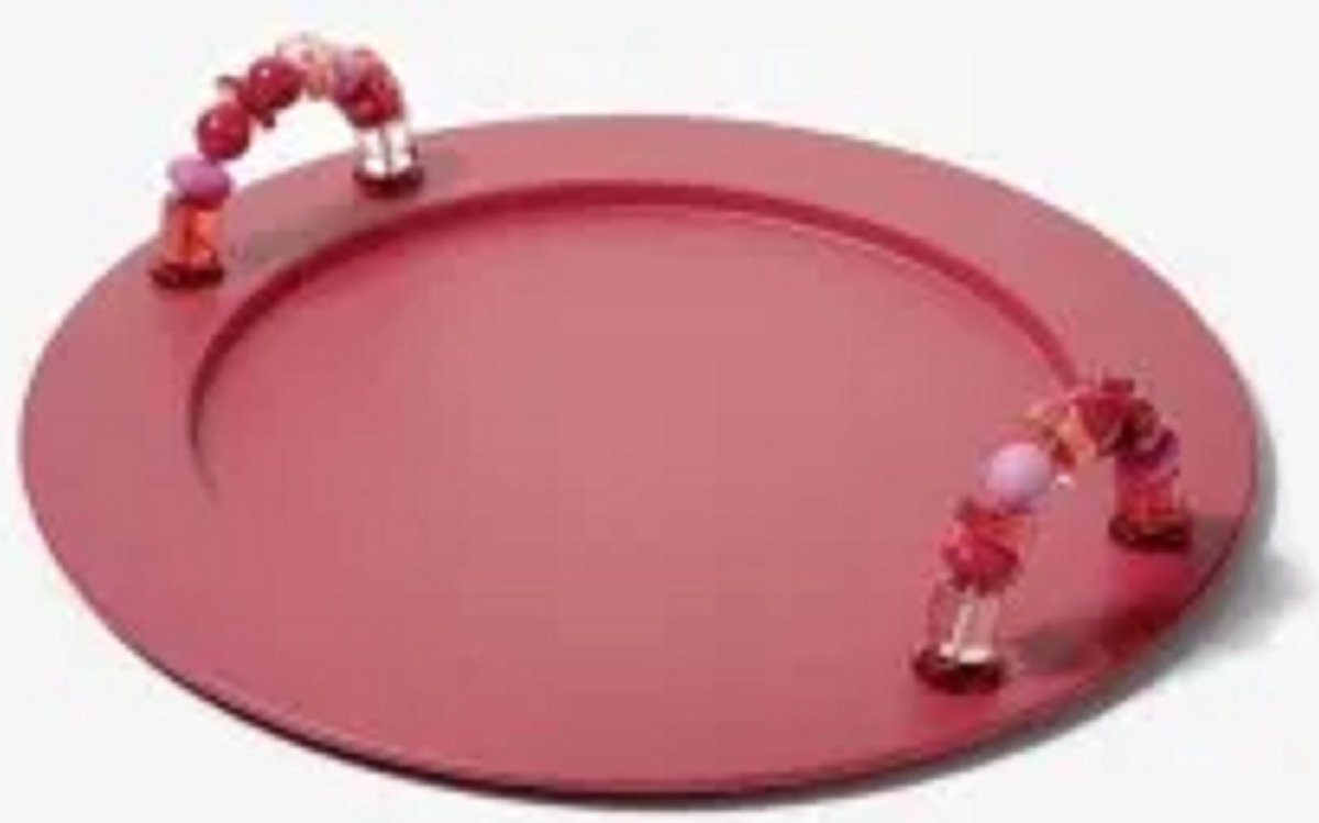 Alessi Ba-Rock Dienblad Roze