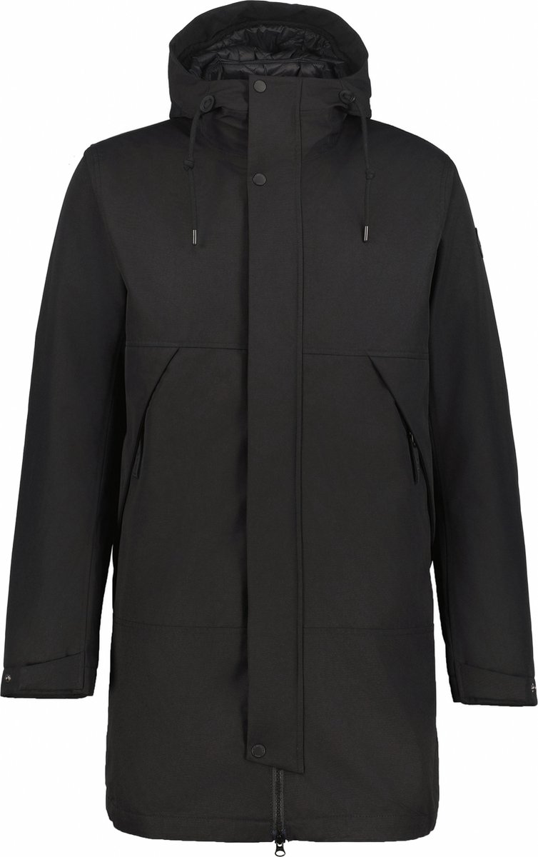 ICEPEAK AIKAS Heren Outdoorjas Zwart