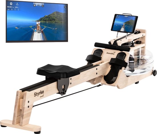 Skandika Styrke Roeitrainer Waterroeier Arctic Wit Hout - Skandika - €1.099,00