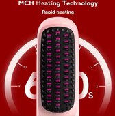 Bol.com ROZE Draadloze Haarstijltang Borstel Draagbare Negatieve Ionen Hete Kam Met USB Oplaadbare Functie Snelle Verwarming 3 T... aanbieding