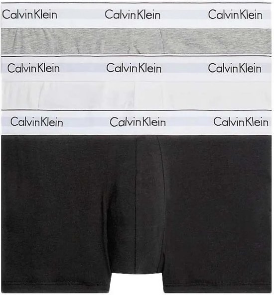 Calvin Klein 3-pack boxershorts - Heren - Low Rise Trunks - Modern Cotton