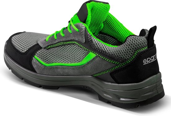 Sparco Lichtgewicht Werkschoenen Practice S1P Nelson Zwart/Blauw Maat 37 Sparco Lichtgewicht Werkschoenen Practice S1P Nelson Zwart/Blauw Maat 37