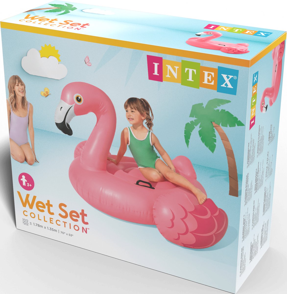 Intex Opblaasfiguur Flamingo - Leeftijd 3+ — afbeelding 5