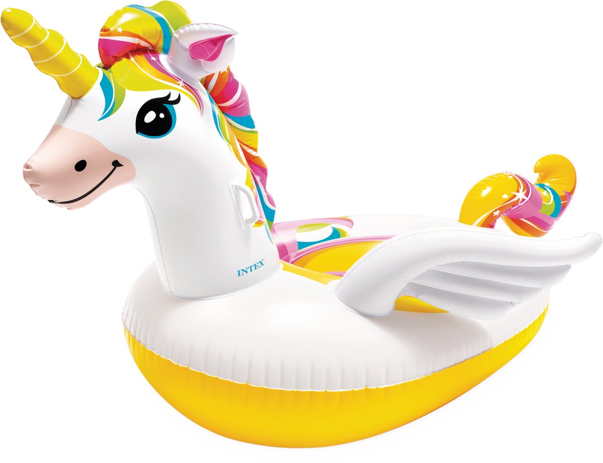 Intex Opblaasbare Unicorn 201x140x97 cm - Opblaasfiguur