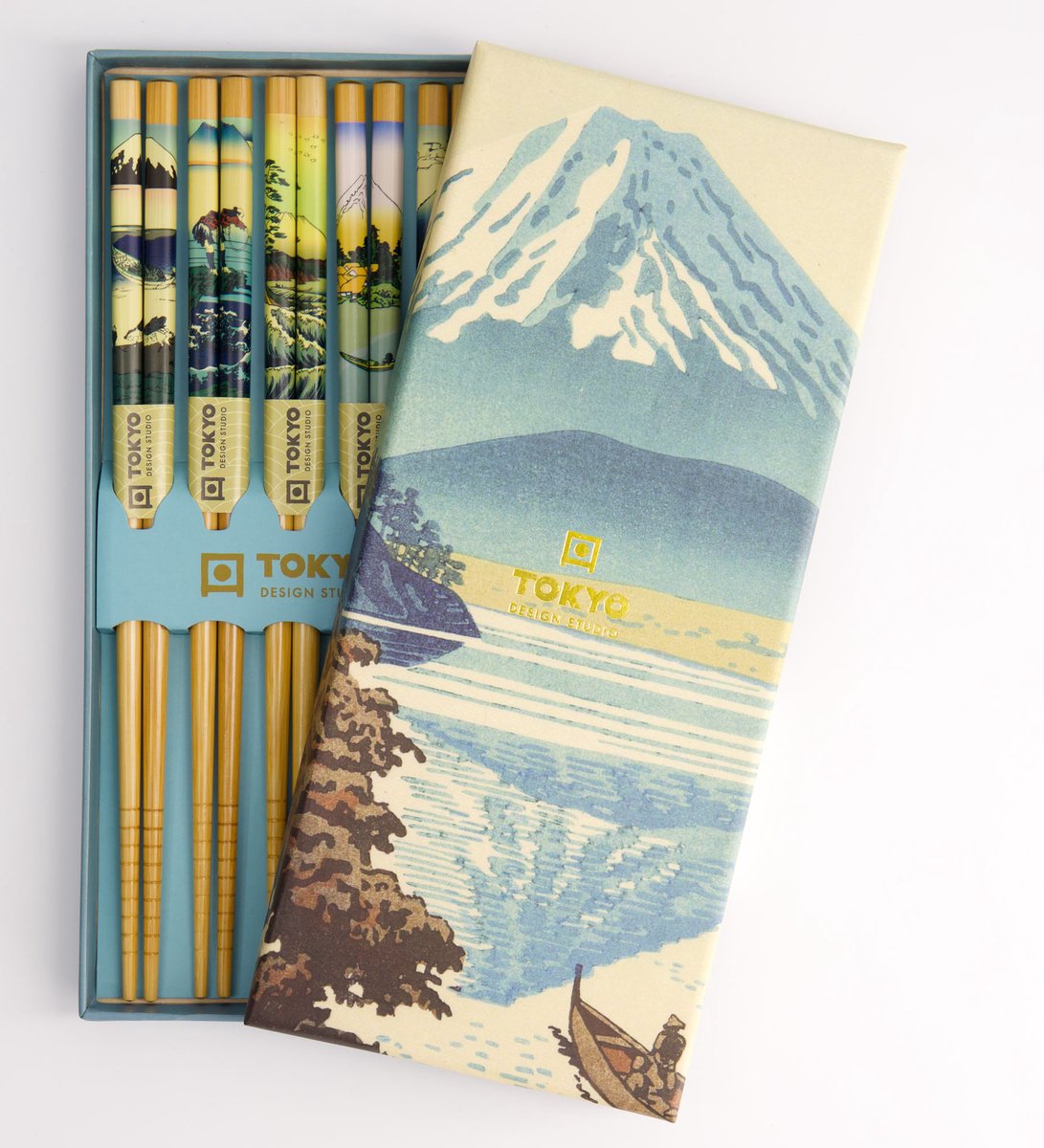 Tokyo Design Studio - Chopsticks Set - Eetstokjes - 5 paar - Fuji