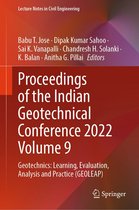 Lecture Notes in Civil Engineering 537 - Proceedings of the Indian Geotechnical Conference 2022 Volume 9
