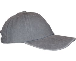 Jeans cap - Unisex Baseball Cap - Denim 100% katoen - verstelbare riemsluiting - Grijs