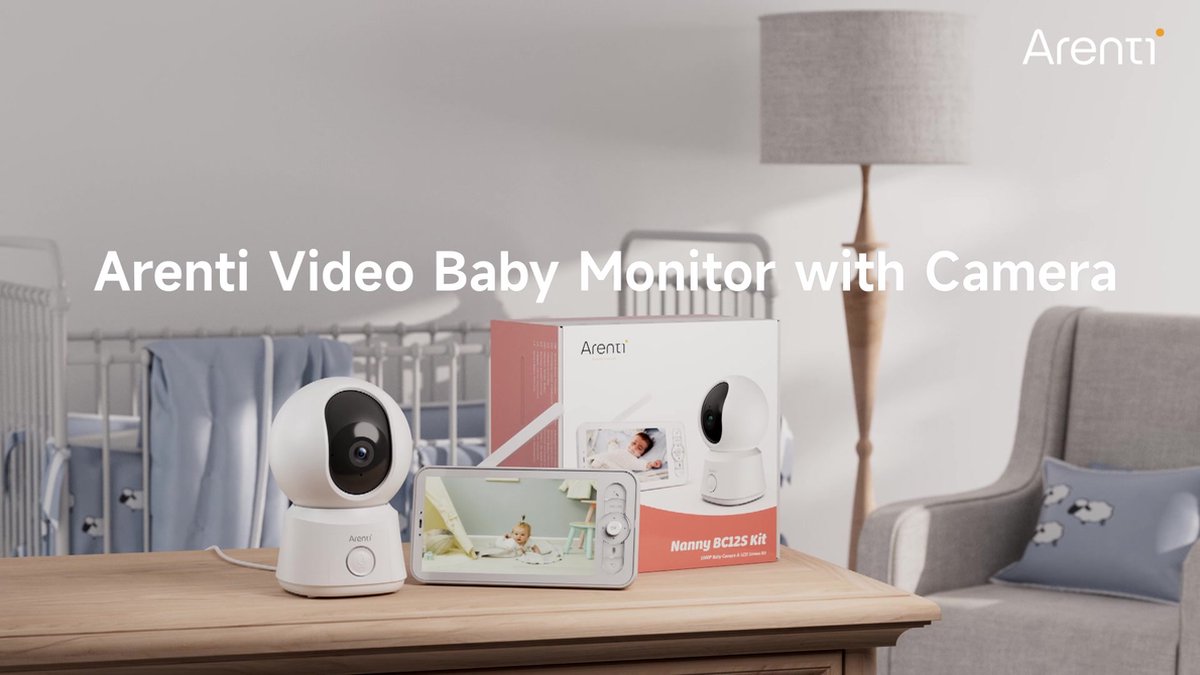 Video Babyfoon Met Camera - 2,8 Inch LCD, Geen WiFi, Nachtzicht, 2-weg Praat En Temperatuursensor (EU-stekker)