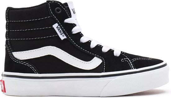 Baskets pour femmes Vans YT Filmore Hi Garçons - Noir/ White - Taille 30