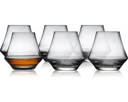 Lyngby Glas Juvel rum glazen – 290 ml – set van 6 – glazen voor cognac, rhum en likeur, vaatwasserbestendig