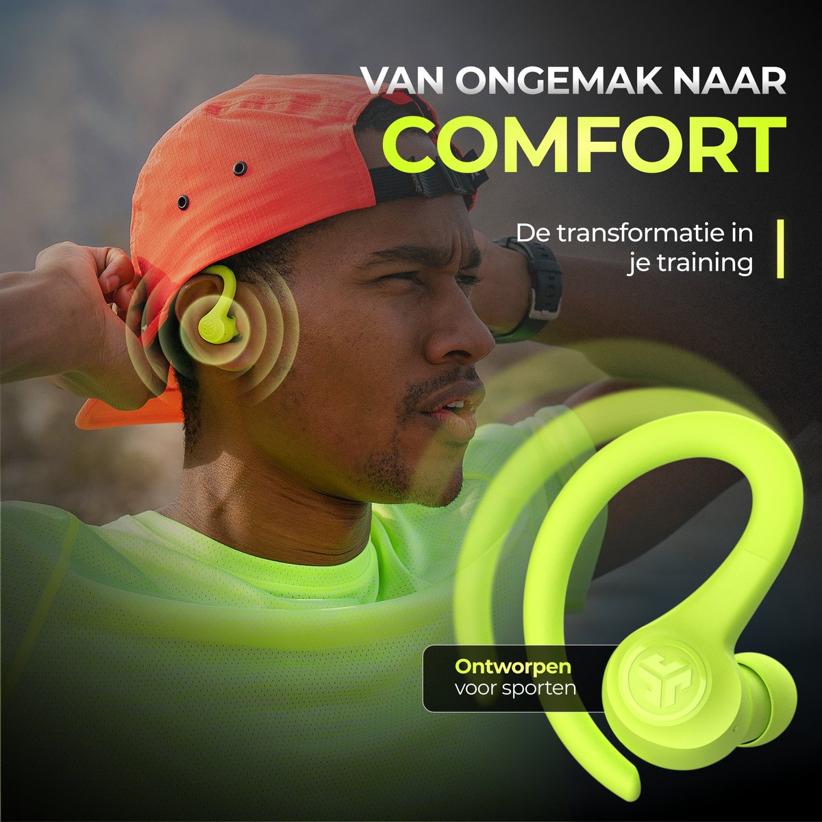 JLab GO Sport - Waterproof Hardloopbuds thumbnail 5