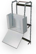 Amigo Safety Nederland uitwerpbare vluchtladder in kast 5,50 meter - Brandladder - Uitwerpbare ladder - Brandladder in kast - Vluchten