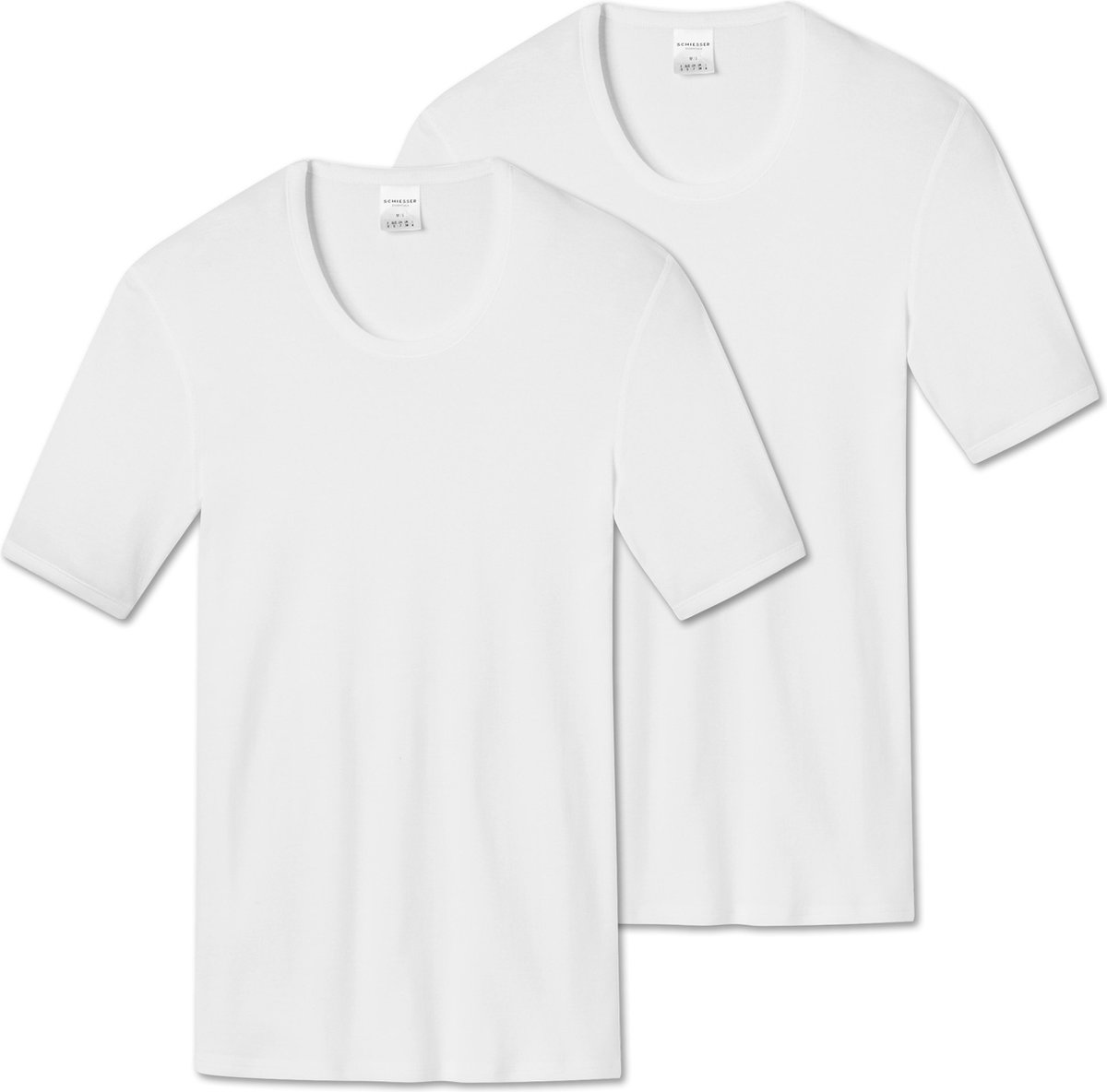 SCHIESSER T-shirt Set van 2