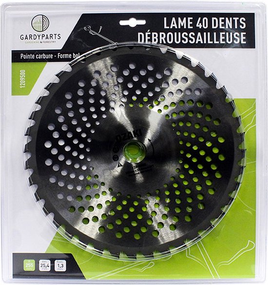 GardyParts Bosmaaiermes 40 hardmetalen tanden Ø: 255 mm x 25,4 mm x 1,3 mm van Gardy — afbeelding 3