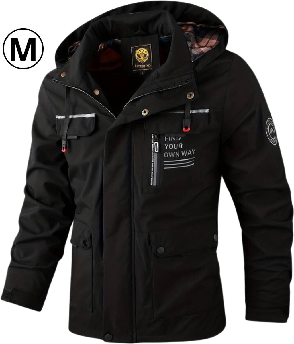 Bovista Winterjas Voor Heren Parka Winter Jas Volwassen Zwart