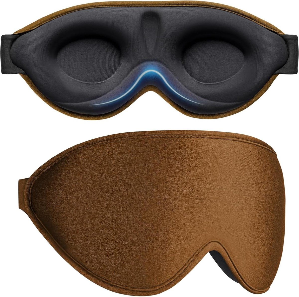 Verduisterend Slaapmasker Mannen Vrouwen - Geen Oogdruk - 3D Ergonomisch Ontwerp - Comfortabel Oogmasker Slapen
