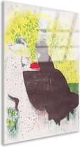 De twee schoonzusters - Édouard Vuillard schilderijen - Vrouwen glasschilderij - Glasschilderij Oude meesters - Muurdecoratie industrieel - Schilderijen plexiglas - Muurdecoratie acrylglas 50x75 cm
