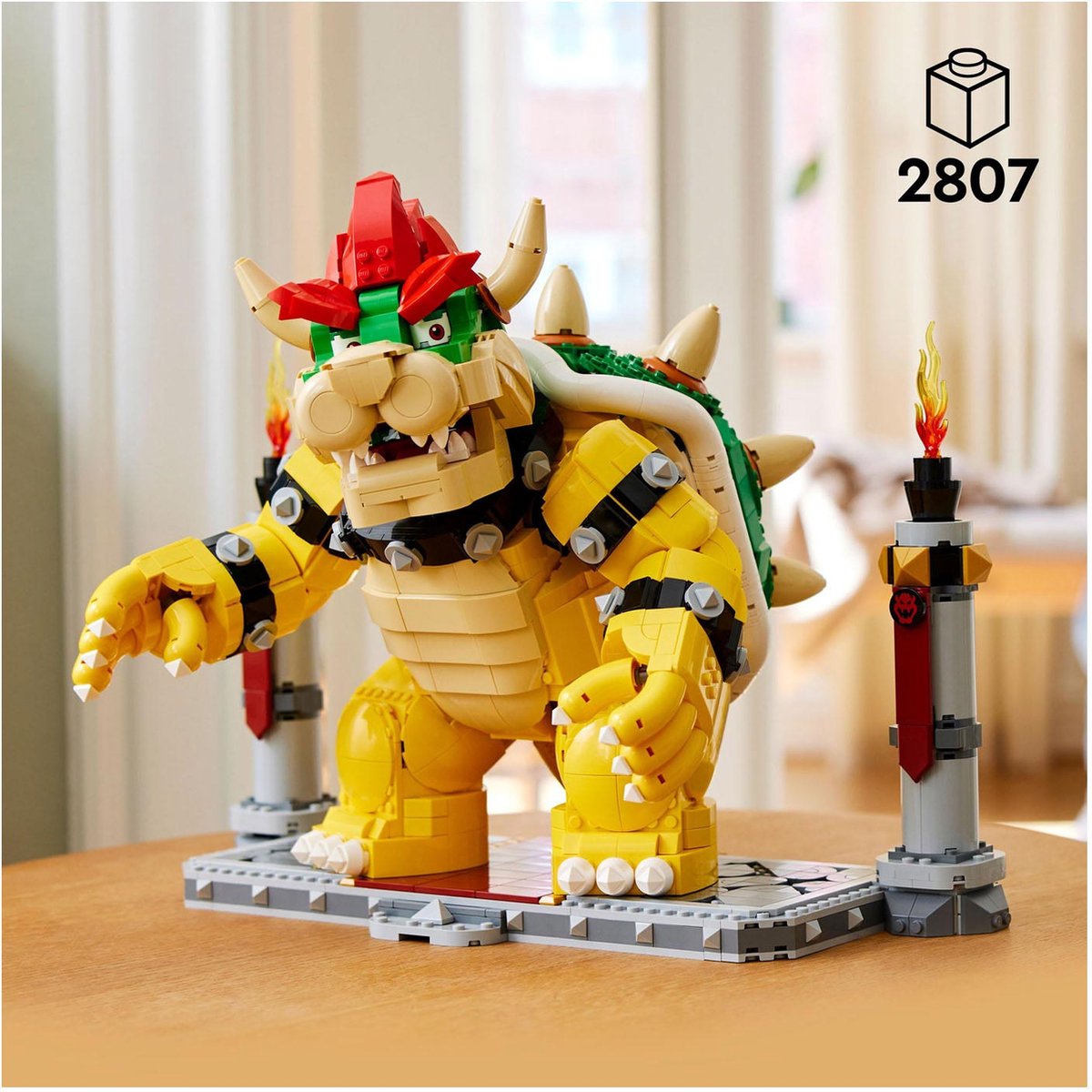 LEGO Super Mario De machtige Bowser, Bouwbaar 3D Model, Verzamelitem & Cadeau Idee - 71411 — afbeelding 10
