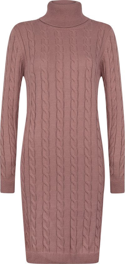 Felix Hardy Coltrui Jurk Gebreide Trui Coltrui Lang Dames Rosa - M