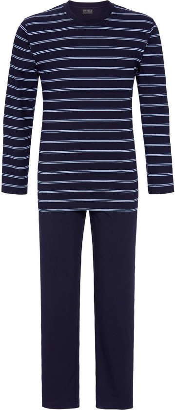 Gestreepte heren pyjama van Ringella - Blauw - Maat - L