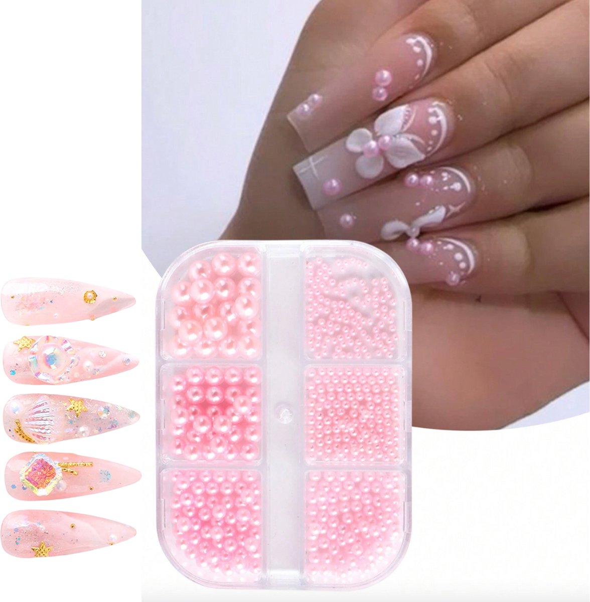 Ecusson,Strass De Perles à Dos Plat Couleur Mixte 11.8mm, Bouton De Perle à Coudre Avec Base En