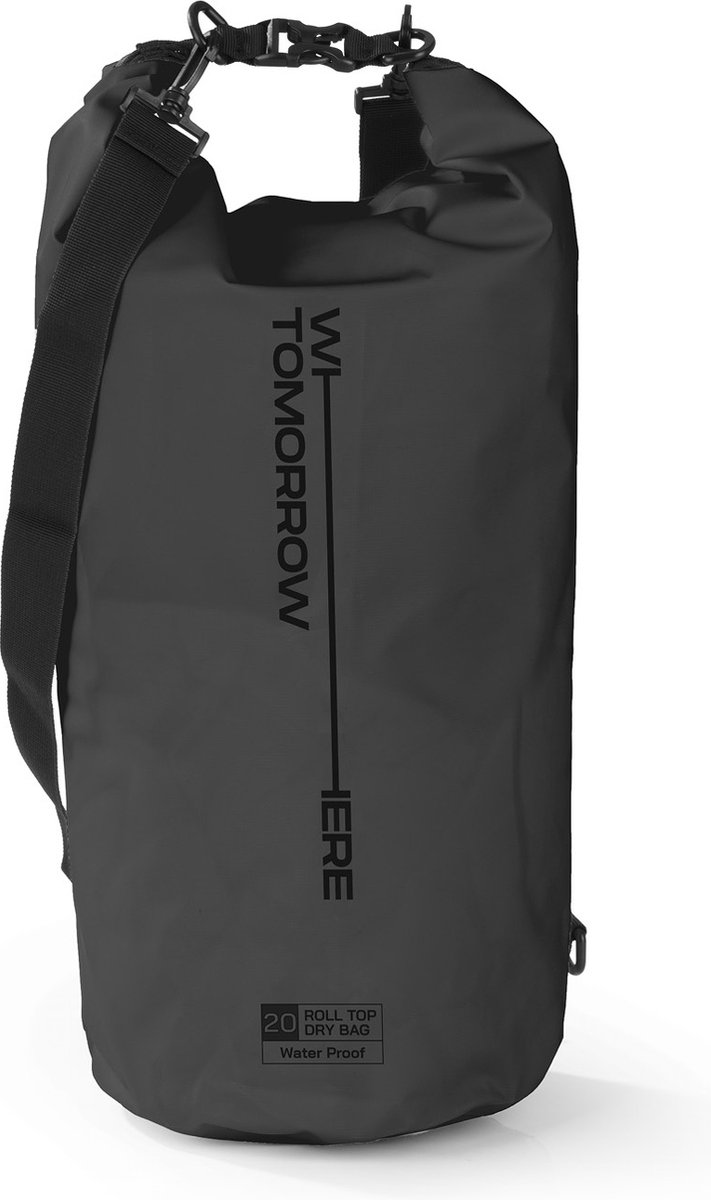 Where Tomorrow PVC dry bag Style 02 20L zwart