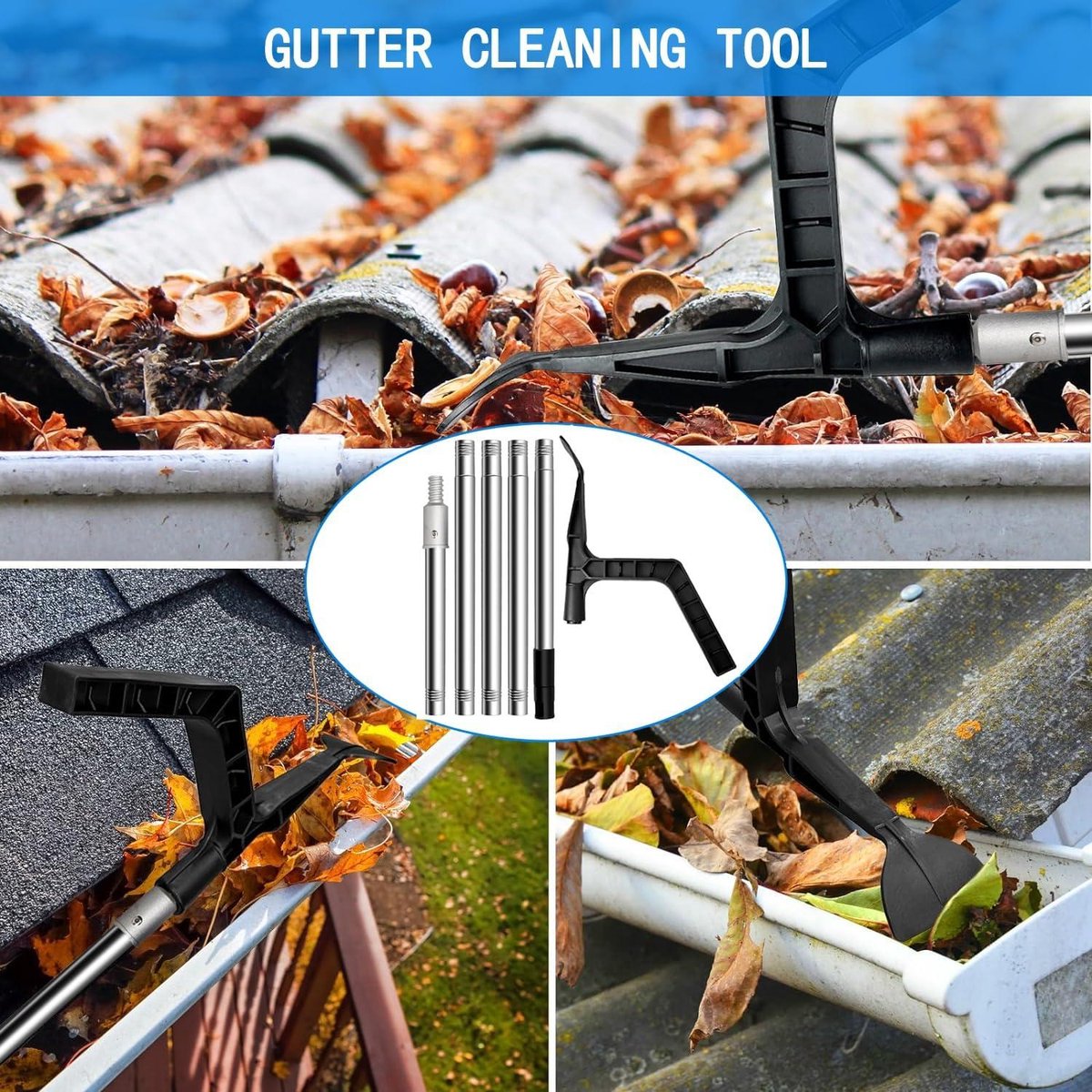 Pelle De Nettoyage De Gouttière Flexible Et Efficace élimine