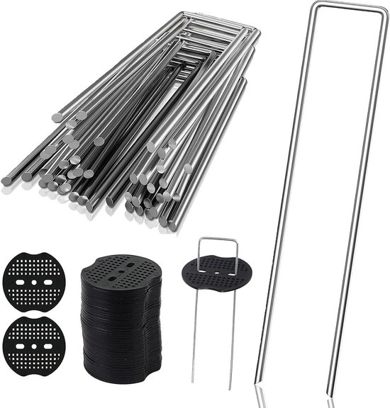 GARDENIX TerraPEG XL Lot de 100 Ancres de Sol extrêmement Solides pour