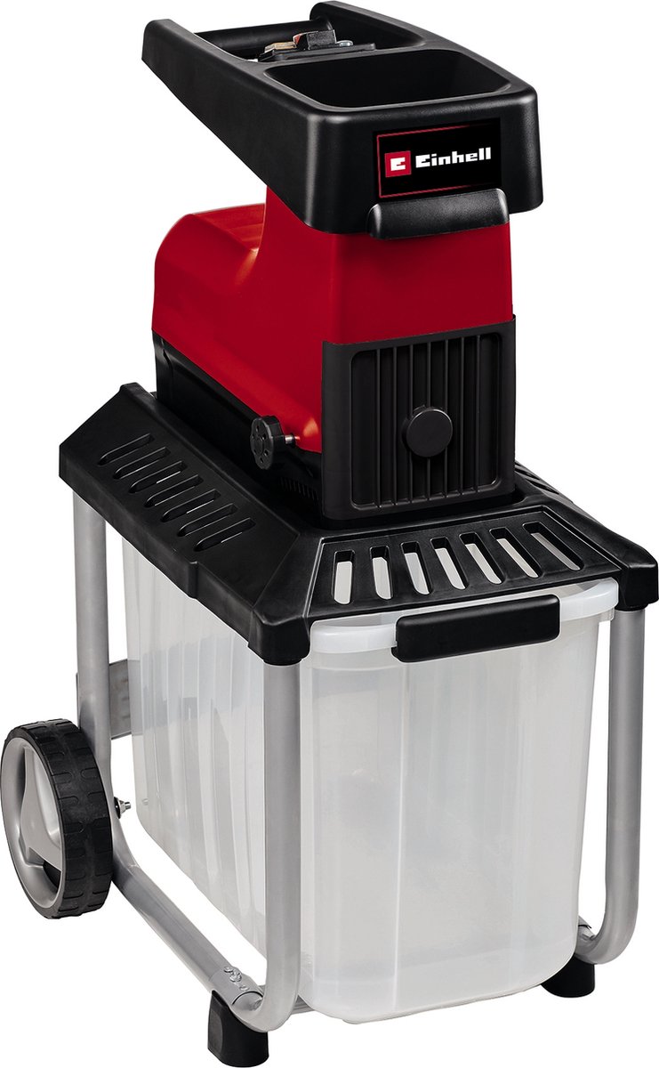 Bol.com Einhell Elektrische Hakselaar GC-RS 60 CB - 2300 W - Max. takdikte: Ø45 mm - 92 dB - Snijwals - 60 L opvangbak aanbieding