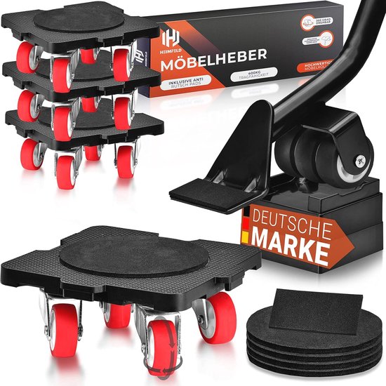 Hoek transportrollers, set 4 stuks - Verhuur