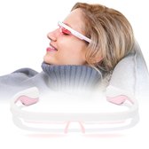 AYO+ lichttherapiebril - Rose Quartz Limited Edition - Ervaar de meest innovatieve daglichtbril - Gebruiksvriendelijk alternatief daglichtlamp - Persoonlijke begeleiding via AYO-app - UNIEK: inclusief rood licht (670 nm) voor 'ooggezondheid'