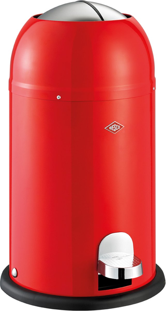 Goedkoopste Wesco Kickmaster Junior Prullenbak - Pedaalemmer Wesco - 12 Liter - Rood
