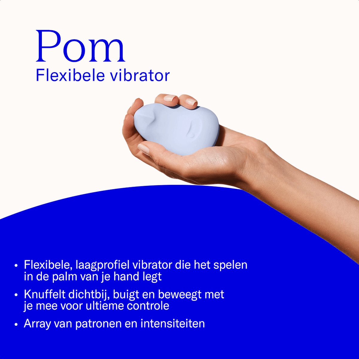 Dame Products - Pom Flexibele Vibrator Ice